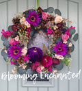 Purple and pink pumpkin burst