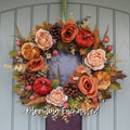 Autumn burst wreath